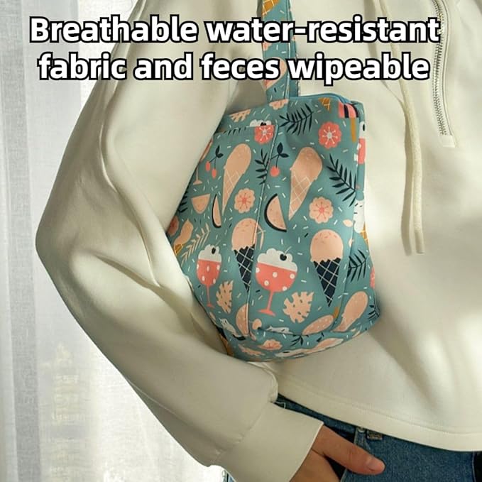 Warm Bird Carrier Bag for Winter Shoulder/Hand Bag Outdoor Portable Travel Carrier with Air Holes for Parakeets Lovebirds Conures Quarkes Caique (Yellow,Large)