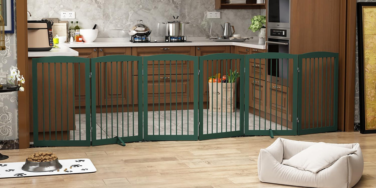 Freestanding Pet Gate for Dogs. Built to hold up to how pets actually live at home.