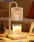 Candle Warmer Lamp with Timer Dimmer Adjustable Height, Candle Warmer with 2 Bulbs for Jar Candles, Home Decor, Birthday Gifts for Women