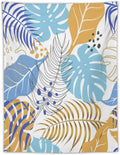 ICMOLYYENLO Tropical Palm Leaves Wall Tapestry, Wall Art for Room Decoration Beautiful Wall Hanging for Bedroom Living Room Dormitory Apartment 60x60 Inch