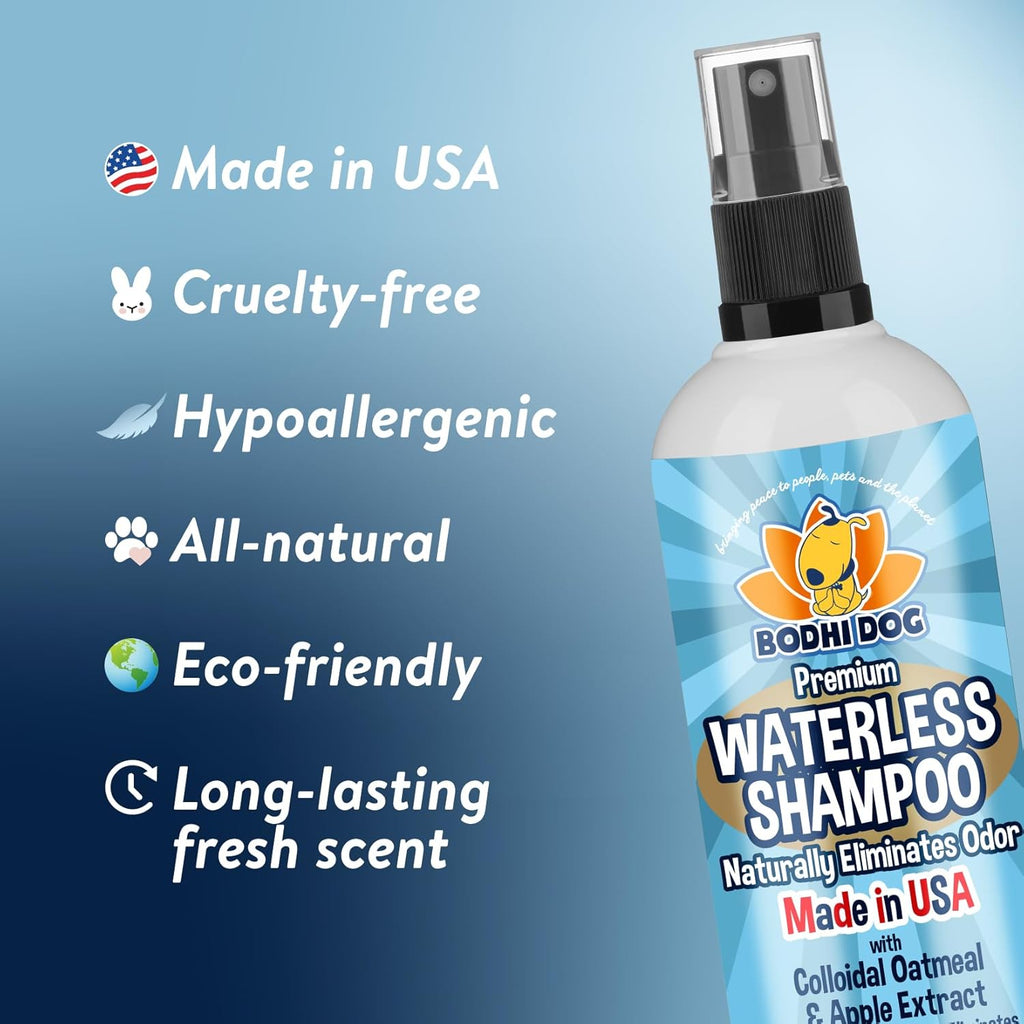 Bodhi Dog Waterless Shampoo. Sized and styled for real homes, not just a listing photo.