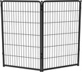 FXW Homeplus Unleashed Indoor Dog Playpen - Stress-Free and Safe Play, Heavy Duty 45 Inch 2 Wire Panels Dog Pen for Large Dogs, Black│Patented
