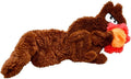 Cycle Dog Duraplush Small Sitting Squirrel : Sqeakerless Eco-Friendly and Durable Toy for Dogs | Perfect for Fetch and Tug-of-War Play | Made in USA