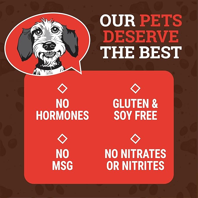 etta says! Yumm Sticks - Real Meat Beef Dog Jerky Treats - Human Grade - Made in The USA (12 Count Pack of 1)