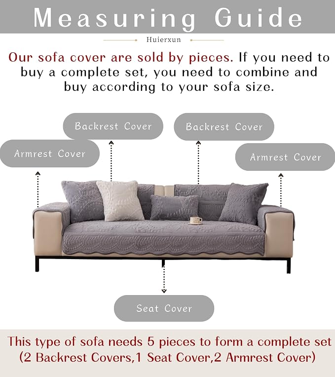 Grey Fuzzy Rabbit Plush Sofa Cover Cozy Warm Sofa Couch Covers with 3D Jacquard Leaf Pattern Non-Slip Easy-to-Install Shaggy Sofa Slipcover Prefect for Kids Dogs Cats Cats(Grey,36"x70")