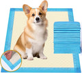 Gardner Pet Ultra Absorbent Thicker Dog Pee Pads Rugular 21.7"x21.7" Leak-Proof Odor-Control Small Blue Puppy Training Pads Full Edge-Wrapping Pad for Dogs Dogs, Puppies, Doggie, Cats, Rabbits - 50 Ct