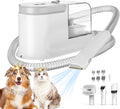Dog Grooming Vacuum, Dog Grooming Kit, 3 Suction Modes Dog Brush Vacuum with 5 Pet Grooming Tools （Alabaster）