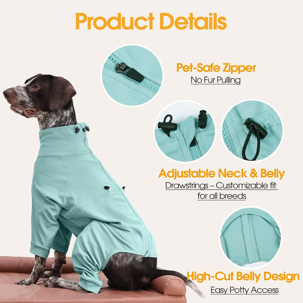 Dog Pajamas for Large Breeds with Back Zipper. Everyday comfort that fits naturally into your space.