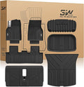 3W Full Set Floor Mats for Tesla New Model Y Juniper 2025 2026 Only for Standard, TPE All Weather Cargo Liners, Trunk Mats, Seat Back Cover Protector, Model Y Accessories(Not Fit Premium/Performance)