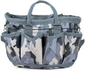 Jeffers Poplar Head Grooming Bag – Horse Grooming Organizer Tote with Pockets for Brushes, Tools, Clippers, Shampoo, Detangler – Stable Barn Kit Carrier for Horses, Pets, Livestock, Urban Camo