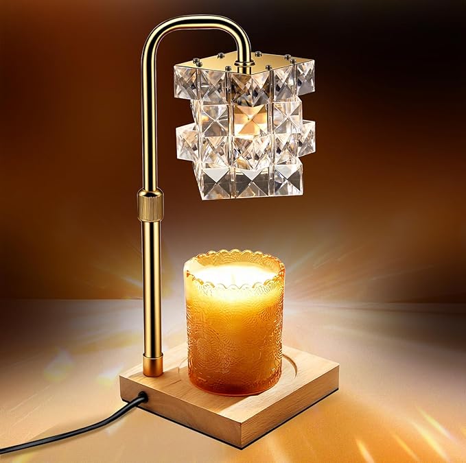 Candle Warmer Lamp with Timer - Electric Wax Warmer for Home Desk Decor, Birthday Gifts for Women Mom Men, House Warming Gifts New Home Kitchen Office Dorm