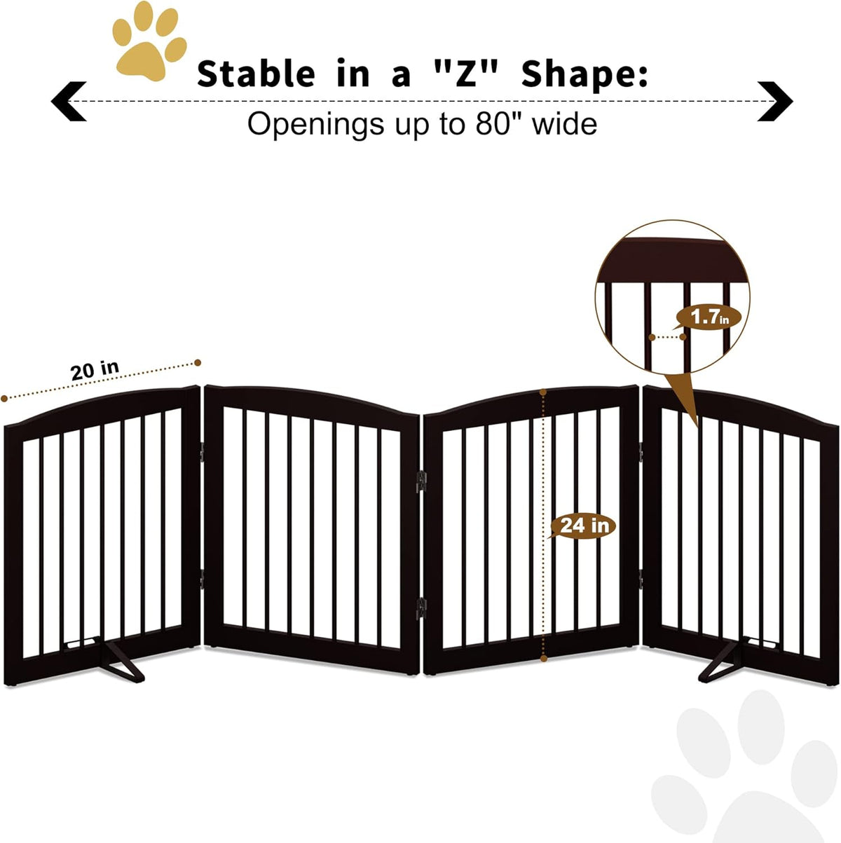 Freestanding Pet Gate for Dogs. A thoughtful pick for calmer daily routines.