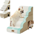 ZOMISIA Dog Ramp for Large Dogs with Tunnel, 24" H 5 Steps for High Bed | Tunnel 2 in 1 with Zippers, Suitable for Puppy and Older Cats for couch, Non-Slip Durable Dog Steps with High-Density Foam