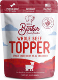 Beg & Barker Beef Dog Food Toppers (8 Ounce, Pack of 1) – 100% Made in USA Single Ingredient Meal Topper for Picky Eaters – Meal Enhancer with Whole Beef – Meal Mixers for Dogs, Human Grade