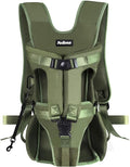 PetBonus Pet Front Dog Carrier Backpacks, Adjustable Pet Backpack, Legs Out Easy-fit Puppy Chest Carrier for Medium Small Dogs, Hands Free for Hiking, Cycling (Army Green, M) | Hands Free, Adjustable, Safety Strap, Walking Hiking Cycling Motorcycle bag...