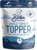 Beg & Barker Turkey Dog Food Toppers for Picky Eaters (8 Ounce, Pack of 1) - Bowl Booster with Whole Turkey - Premium Meal Mixers for Dogs - Single Ingredient, Human Grade, Grain Free