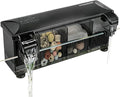Hang-on-Back Aquarium Filter Box with Reusable Filter Media, Waterfall Oxygenation, Fits High & Low Water Level, for 10-20 Gallon Fish & Turtle Tank (Pump Not Included)