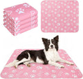 BEAUTYZOO 4 Pack Washable Pee Pads for Dogs,Reusable Puppy Pads 36x41 Pink | Waterproof Super Absorbent,Non Slip and Leak-Proof Against Urine,Whelping Pads Mats for Puppy Potty Training,Playpen,Crate
