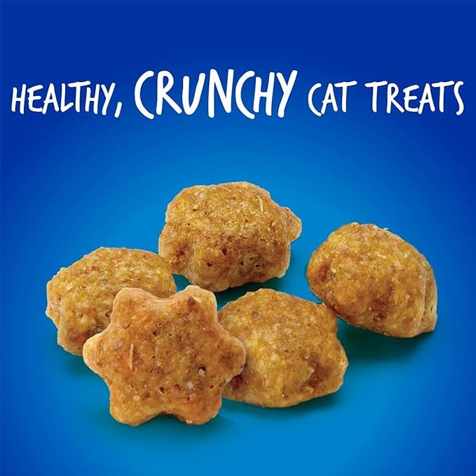 Fruitables Crunchy Low Calorie Treats Packed with Protein For Cats Healthy Free of Wheat, Corn and Soy – Made with Real Chicken with Blueberry – 2.5 Ounces