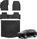 Auxko All Weather Floor Mats Cargo Mat Fit for Toyota Corolla Cross FWD Gas & AWD Hybrid 2026 2025-2022 TPE Liners Accessories Guard Odorless Anti-Slip Floor & Cargo Liners