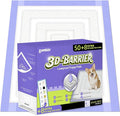 ZOMISIA 3D-Barrier Puppy Pee Pads for Dogs, 7 Cups Absorb & Rise Puffy Gel-Wall Leak-Proof, 22"x23" 50 Counts + 8 Pet Urine Test Strips, Super Absorbent Disposable Potty Training Pads