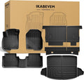 Floor Mats Fit for 2017-2022 Honda CRV(Not for Hybrid or Touring) - Custom Fit All Weather TPE Rubber Honda CR-V Accessories Floor Liners Cargo Liner Back Seat Cover Protector Full Sets