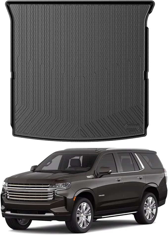 Mixsuper Cargo Liner for 2021-2025 2026 Chevrolet Tahoe/GMC Yukon, Behind The 2nd Row Seats, All Weather Cargo Mat Rear Trunk Liner Black