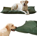 Chew Proof Indestructible Dog Bed,X-Large (28"x47"),Green | Durable,for Aggressive Chewers,Tough,chew resistant, non chewable,Machine Washable & Waterproof,Indoor Outdoor