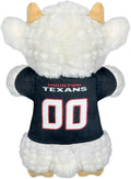 Pets First NFL Houston Texans Toy for Dogs and Cats with Squeaker, Wearing a Team Jersey! Fun & Sporty Goat Shaped Dog Chew Toy, Interactive Pet Toy