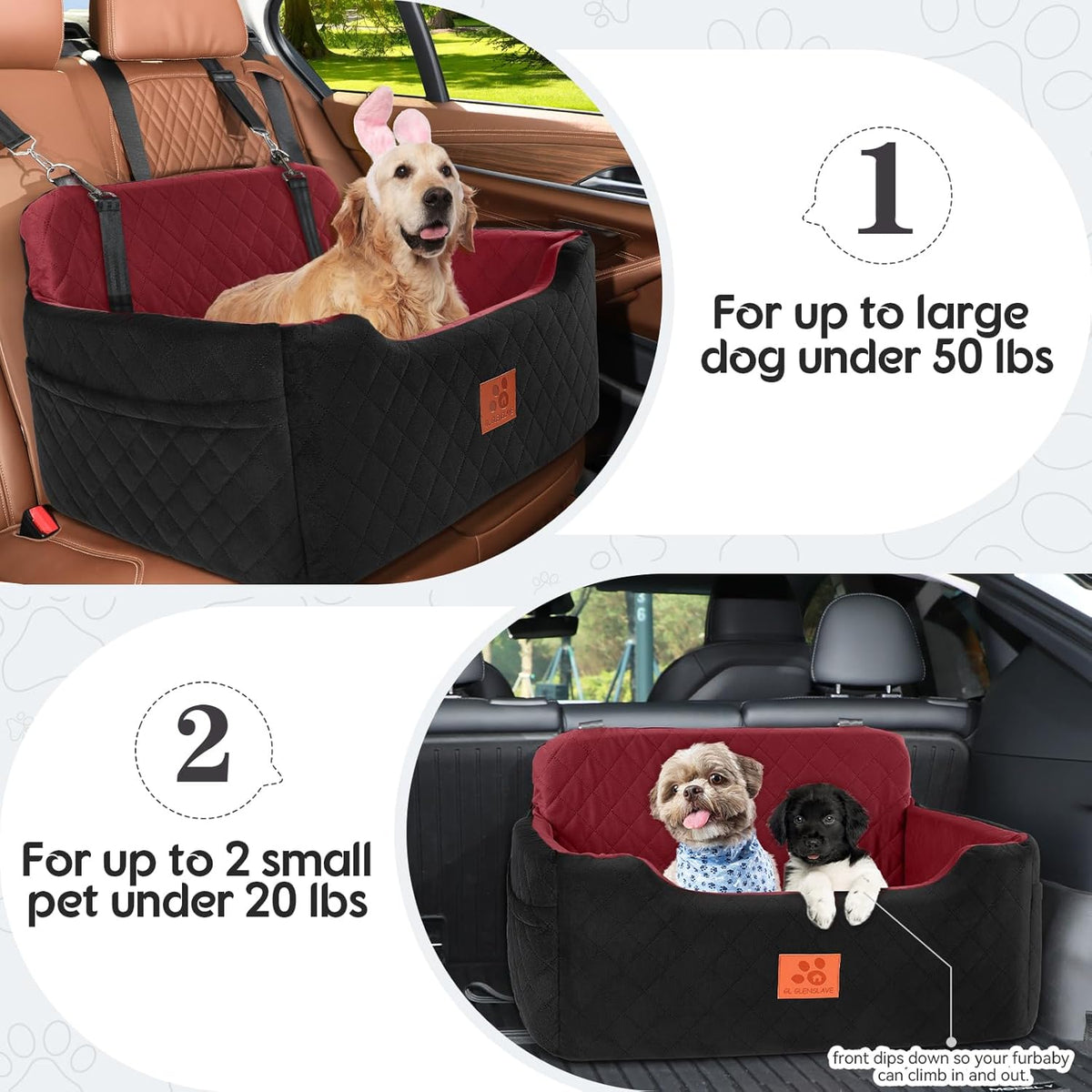 Dog Car Seat for Medium/Large Dogs. A thoughtful pick for calmer daily routines.