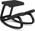 Varier Variable Black/Black Ergonomic Office Kneeling Chair – Active Sitting, Rocking Seat for Home, Study & Posture Support – 10 Year Quality Guarantee