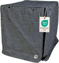 Molly Mutt Rough Gem Dog Crate Cover, 100% Cotton Canvas Cover with 2 Roll-Up Panels, Ideal for Dog or Cat Crate, Durable, Washable, and Free of Harmful Chemicals, 36" x 24" x 27"