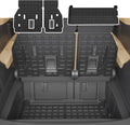 Cargo Mat Compatible with 2021-2025 2026 Toyota Sienna 7&8 Seats Cargo Liner Cargo Mat Trunk Mat Trunk Liner Back Seat Cover 2024 Sienna Accessories (Upgrade Trunk Mat+Backrest Mats)