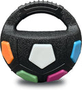 YoFellas Dog Toy Ball with Handle – Durable Squeaky Fetch Ball for Medium & Large Dogs, Floating Interactive Chew Toy for Water Play, Training & Outdoor Games