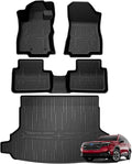 TripleAliners Trunk Mat & Floor Mats Full Set Compatible with 2025 2026 Subaru Forester All Weather TPE, Custom Anti-Slip (Floor Mats+Trunk Mat) (Won't Fit Hybrid)