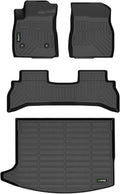 HAFIDI® Floor Mats & Cargo Liner Set Fit for 2020-2025 2026 Buick Encore GX FWD (Only Fit Cargo in Upper Deck Position) All Weather TPE Anti-Slip Car Full Set Floor Liners Custom Accessories - Black