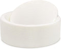 Imitation Teddy Foam Ball Pits 35.4"x 11.8" Soft Round Playpen for Toddlers Pets with Soft Memory Sponge for Babies Indoor and Outdoor Game White(Balls not Included)