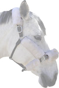 ECP Equine Comfort Products Merino Sheepskin Halter Fleece Set for Horses, 100% Natural Wool, Chafe Protection, Breathable Relief & Cushioned Comfort, Machine Washable, 6-Piece Set