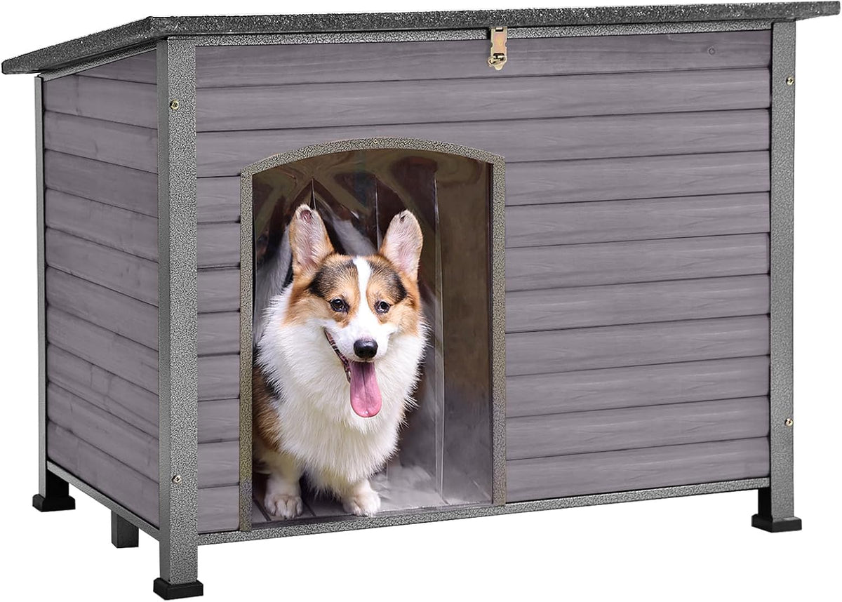 GUTINNEEN Chew Proof Dog House with Metal Iron Frame. Everyday comfort that fits naturally into your space.