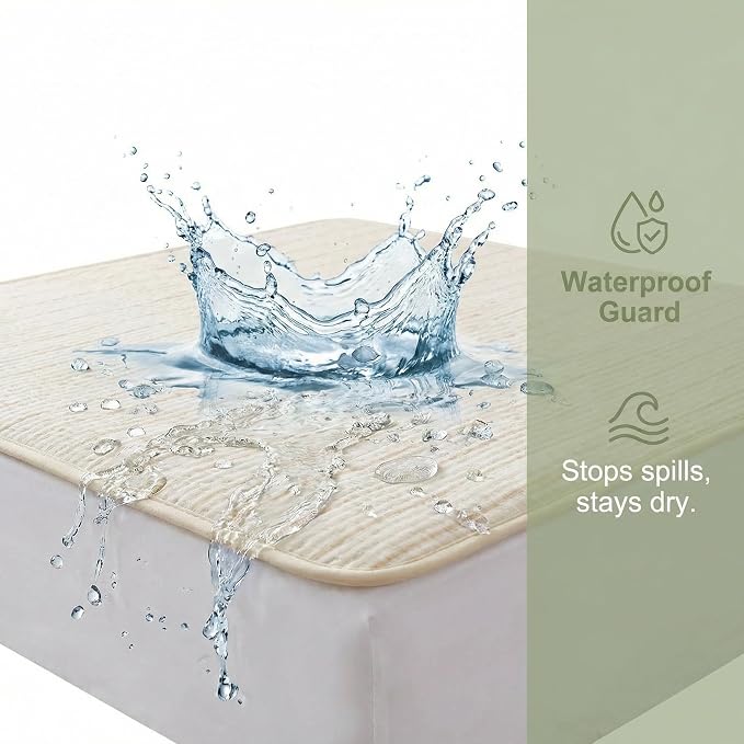 Large Bed Pads Washable Waterproof, 60"x 40" Soft Reusable Pee Pads for Incontinence, 4-Layer Absorbent Cotton Underpads Mattress Protectors for Urine Adults, Seniors,Women & Pets Bedwetting