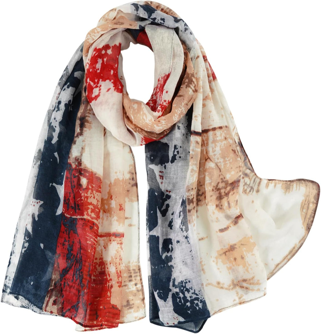 E-Clover Fashion Scarf for Women Lightweight Scarves Shawl Wrap for Spring/Summer Winter