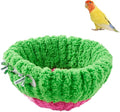 6.7in Plush Bird Nest for Cage, Warm & Comfortable Small Parrot Breeding Bed, Ideal for Budgies, Parakeets, Cockatiels, Lovebirds