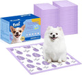 Lavender Puppy Pads-24"x 24", 50 Count Disposable Dog Pee Pads | 6-Layer Super Absorbent Quick Dry Leakproof Dog Pads with Adhesive Tabs, Odor Control Pee Pads for Dog Indoor Crate Training