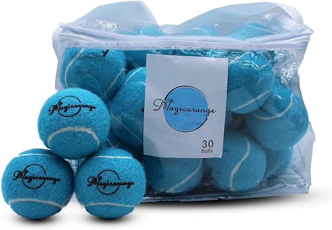 Magicorange Tennis Balls, 30 Pack Advanced Training Tennis Balls Practice Ball, Pet Dog Playing Balls,Good for Beginner Training Ball