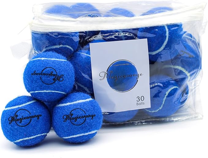 Magicorange Tennis Balls, 30 Pack Advanced Training Tennis Balls Practice Ball, Pet Dog Playing Balls,Good for Beginner Training Ball