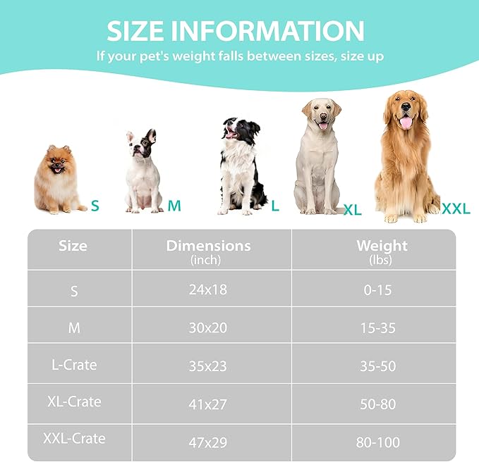 Cooling Dog Mat Q-Max>0.5 - Rapid Cooling Tech, Thin Breathable Crate Pad, Portable Washable Summer Mat, Chill Soothing Fabric - 30"x20" Medium Dog, Wander Blue