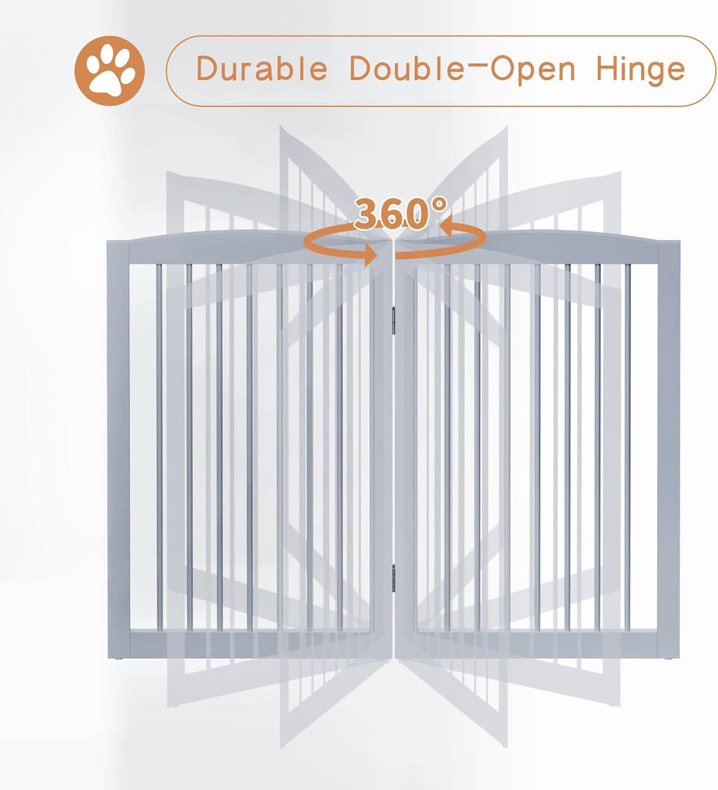 Freestanding Wooden Pet Gate. A calm, considered pick for modern pet homes.