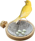 Bird Nest Canary Finch Parrot Nest with Felt（4.5 inches）