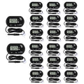 20Pcs Aquarium Thermometer Fish Tank Thermometer Reptile Fahrenheit Terrarium Water Temperature Indicator Test Digital with LCD Display Fahrenheit/Celsius