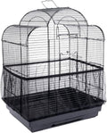 4 Colors Bird Cage Cover Bird Cage Cover Seed Catcher Ventilated Nylon Mesh Birdcage Shell Seed Catcher Large Size Bird Cage Seed Catcher Seeds Guard (#2)